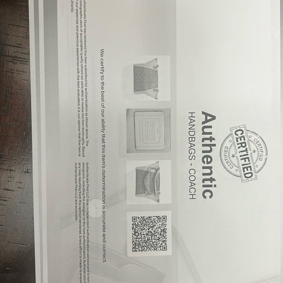 Coach Beige Signature Tote Bag with long strap - Picture 12 of 13